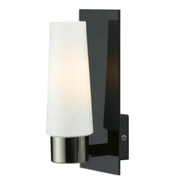 Sklep Kaja Stylowy kinkiet z białym stożkowym kloszem 107614 | Kaja Oświetlenie