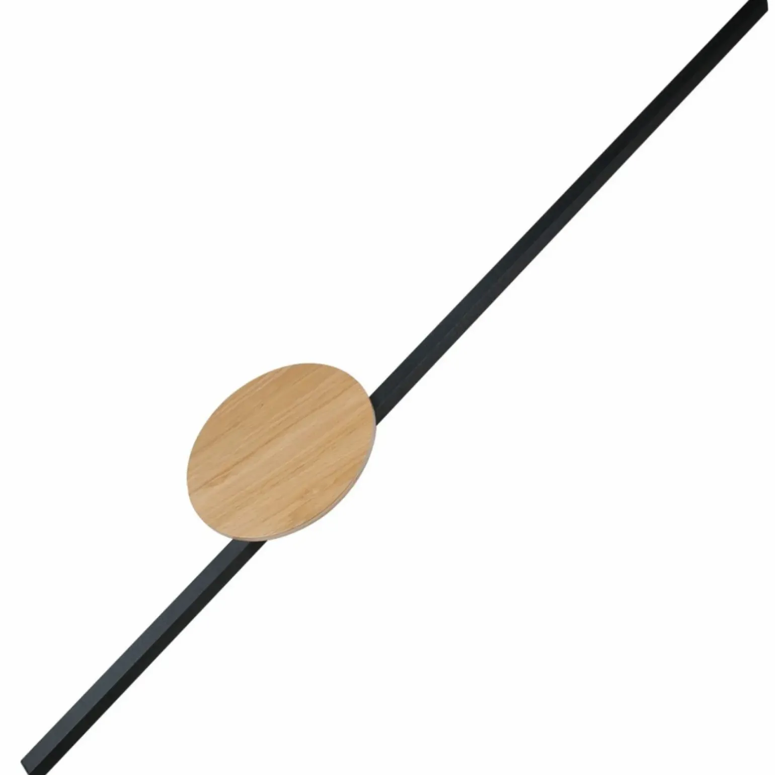 Sklep Kaja Stylowy kinkiet z listwą LED i drewnianą tarczą TK 1441 serii JAVA II