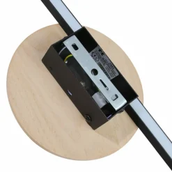 Sklep Kaja Stylowy kinkiet z listwą LED i drewnianą tarczą TK 1441 serii JAVA II