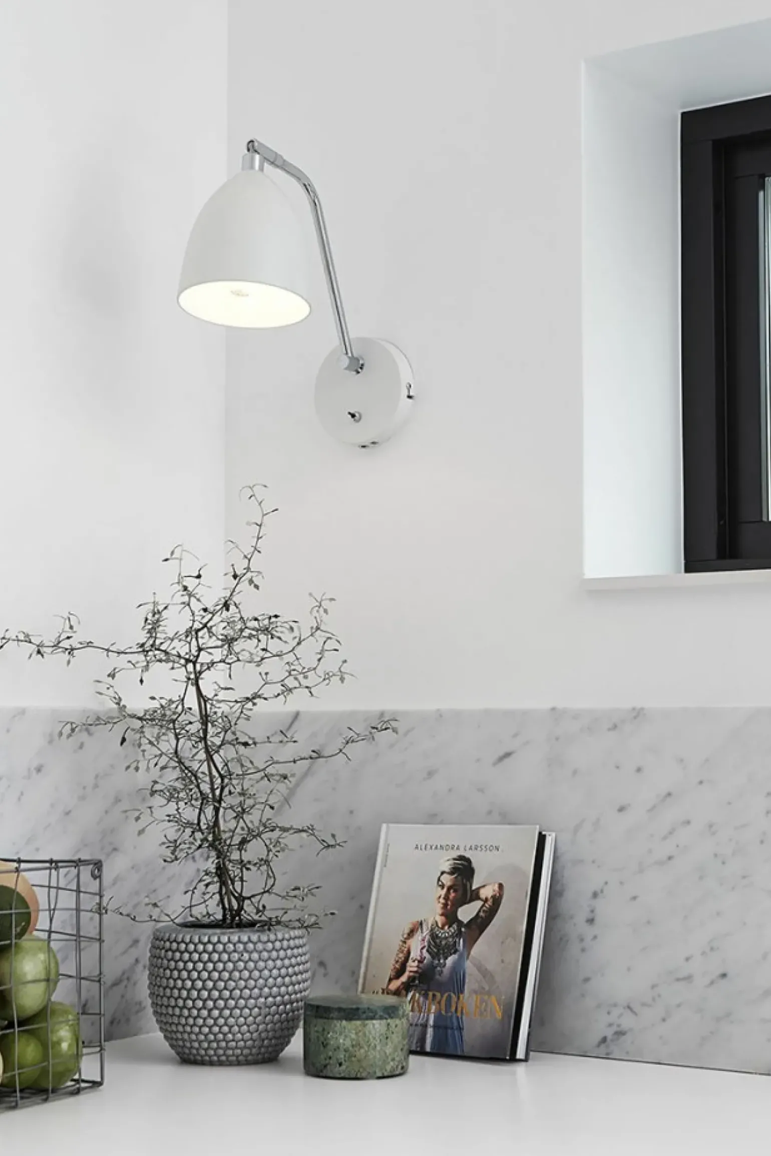 Sklep Kaja Stylowy kinkiet z regulacją kąta świecenia 105026 | Kaja Oświetlenie