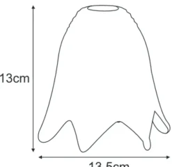 Sklep Kaja Stylowy klosz, przenikające się kolory K-HP-JS-006 KLOSZ