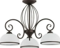 Sklep Kaja Stylowy żyrandol do sypialni retro O2493 W3 RW INDRA | Kaja