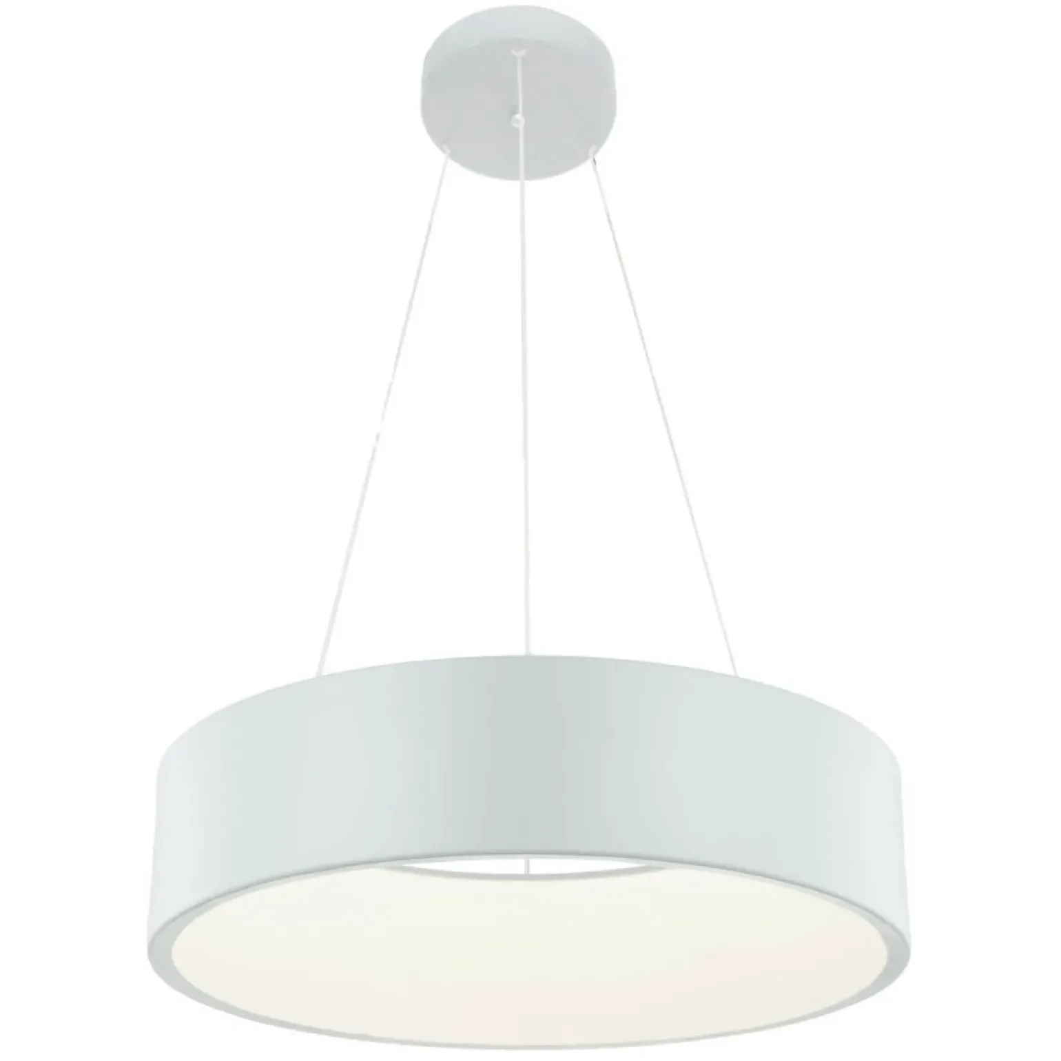 Shop Stylowy żyrandol, okrąg LED LP-622/1P WH MALAGA | Kaja Oświetlenie Żyrandole Nowoczesne