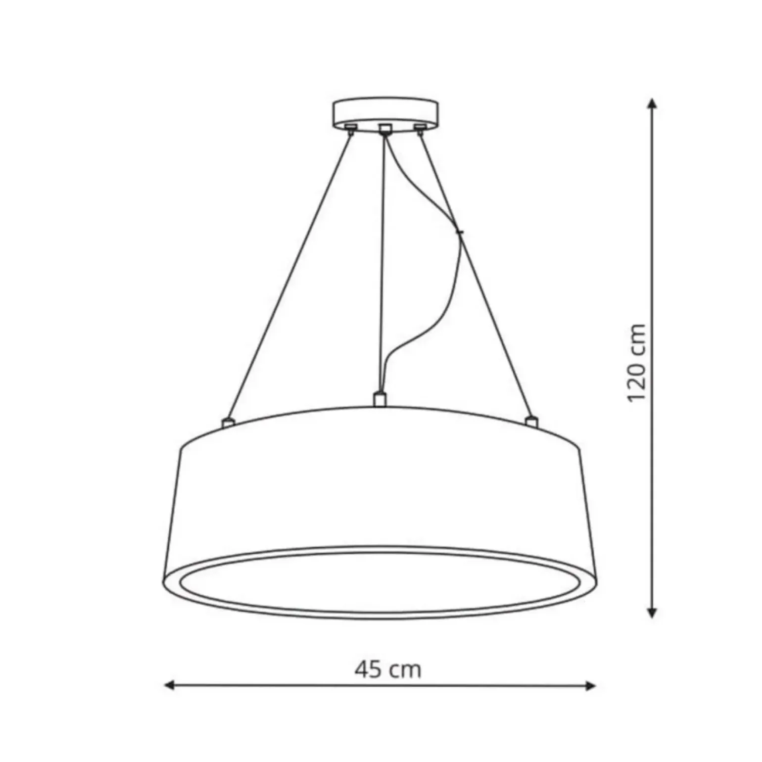 Shop Stylowy żyrandol, okrąg LED LP-622/1P WH MALAGA | Kaja Oświetlenie Żyrandole Nowoczesne