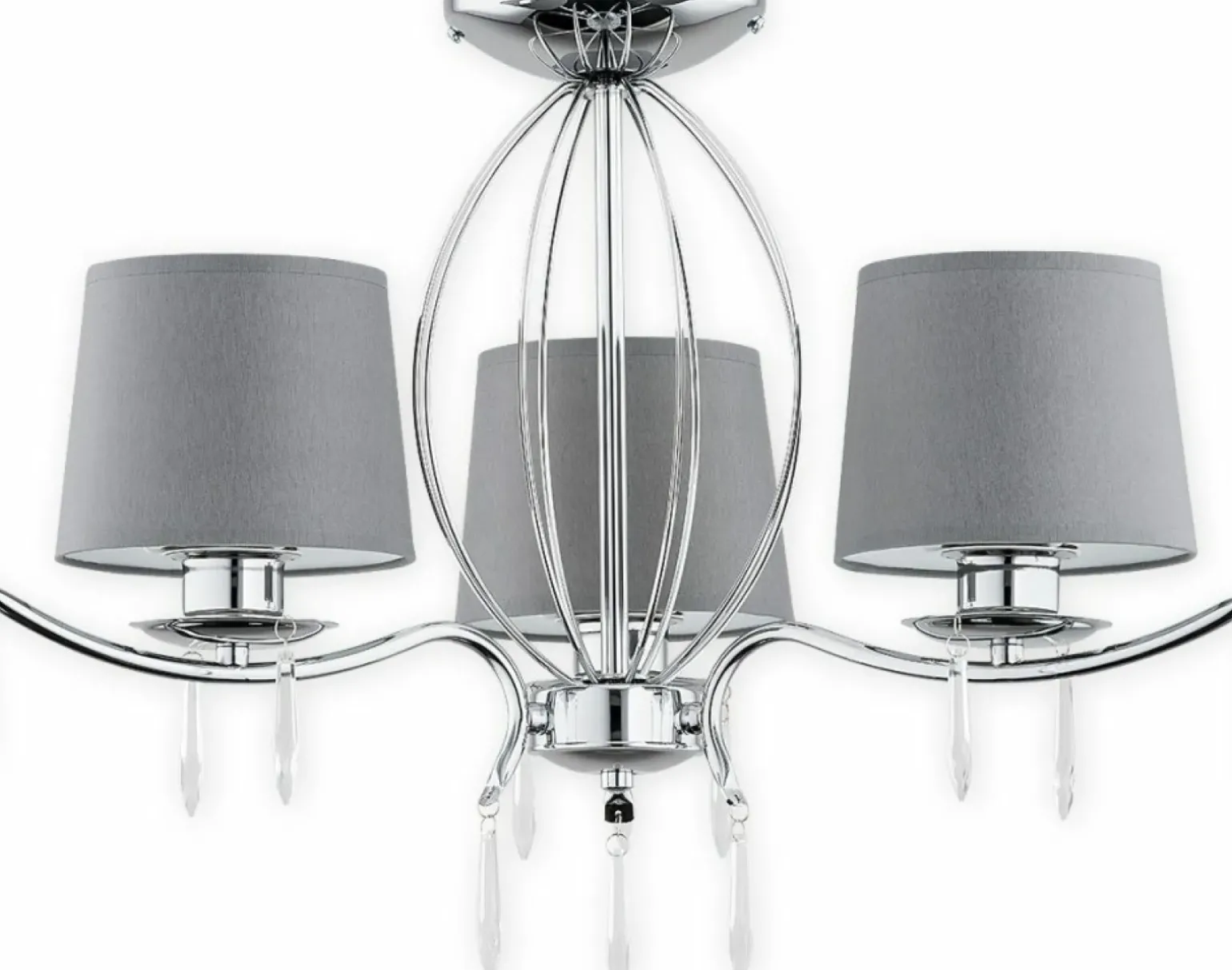 Sklep Kaja Stylowy żyrandol z kryształkami O2483 W3 CH AGILA | Kaja Oświetlenie