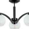 Sklep Kaja Stylowy żyrandol z kulistymi kloszami O2523 W3 CZA | Kaja Oświetlenie