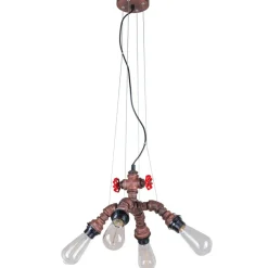 Cheap Surowa lampa wisząca MDM-2846/4A RUST MANILA | Kaja Oświetlenie Żyrandole Nowoczesne