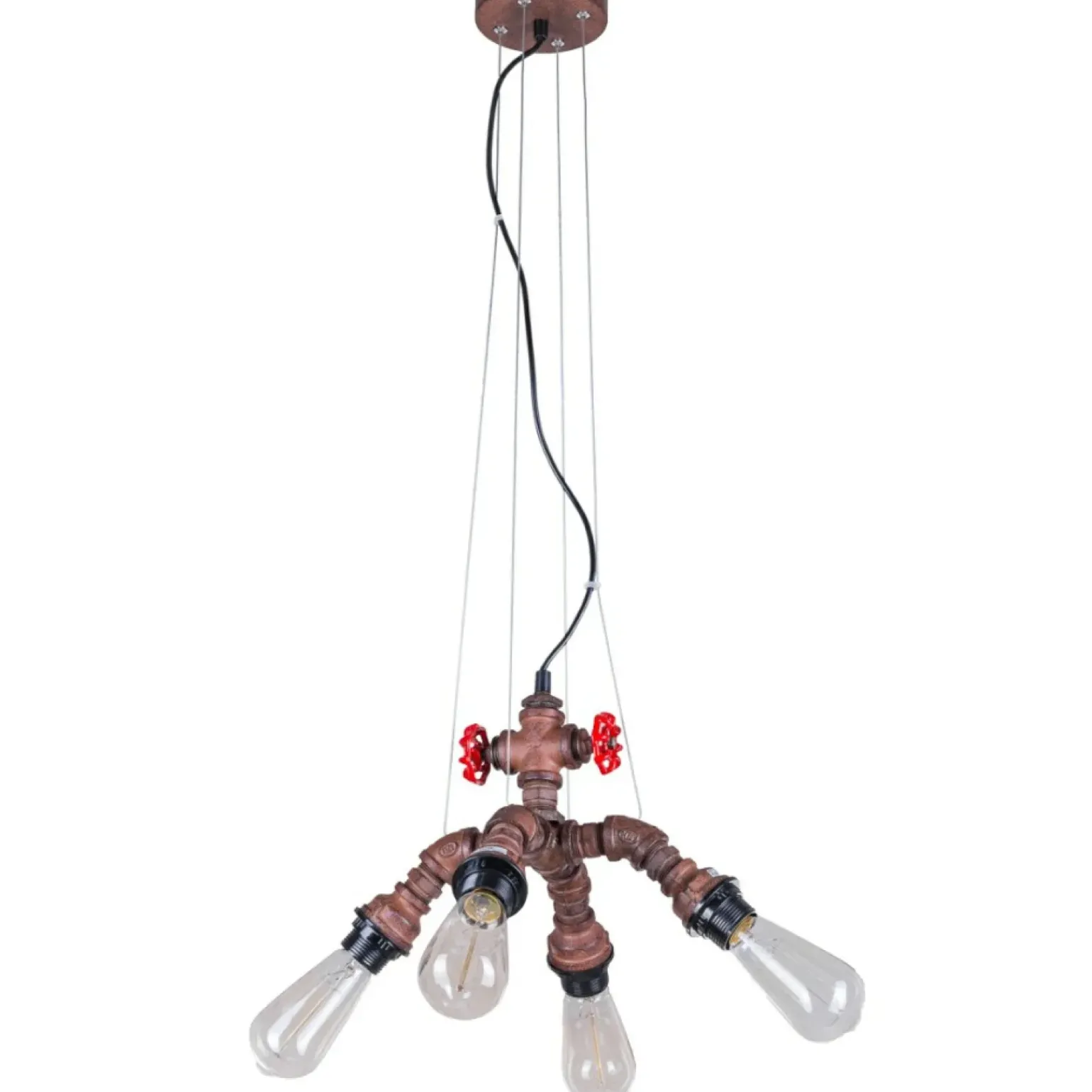 Cheap Surowa lampa wisząca MDM-2846/4A RUST MANILA | Kaja Oświetlenie Żyrandole Nowoczesne