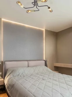 Best Sale Symetryczna czarna lampa sufitowa do salonu K-4942 | Kaja Oświetlenie Żyrandole Nowoczesne