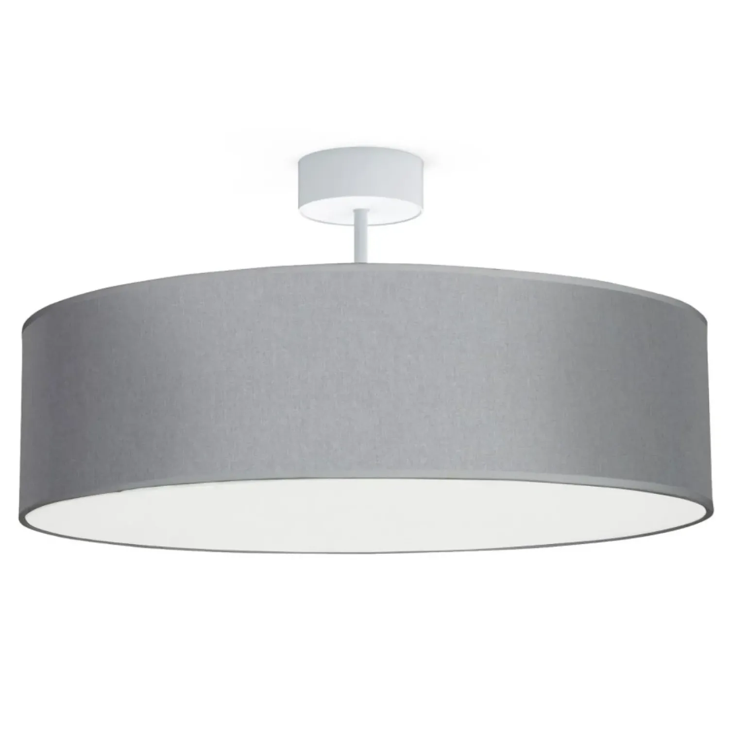 Discount Szara, klasyczna lampa sufitowa, na duży gwint 7960 | Kaja Oświetlenie Żyrandole Nowoczesne