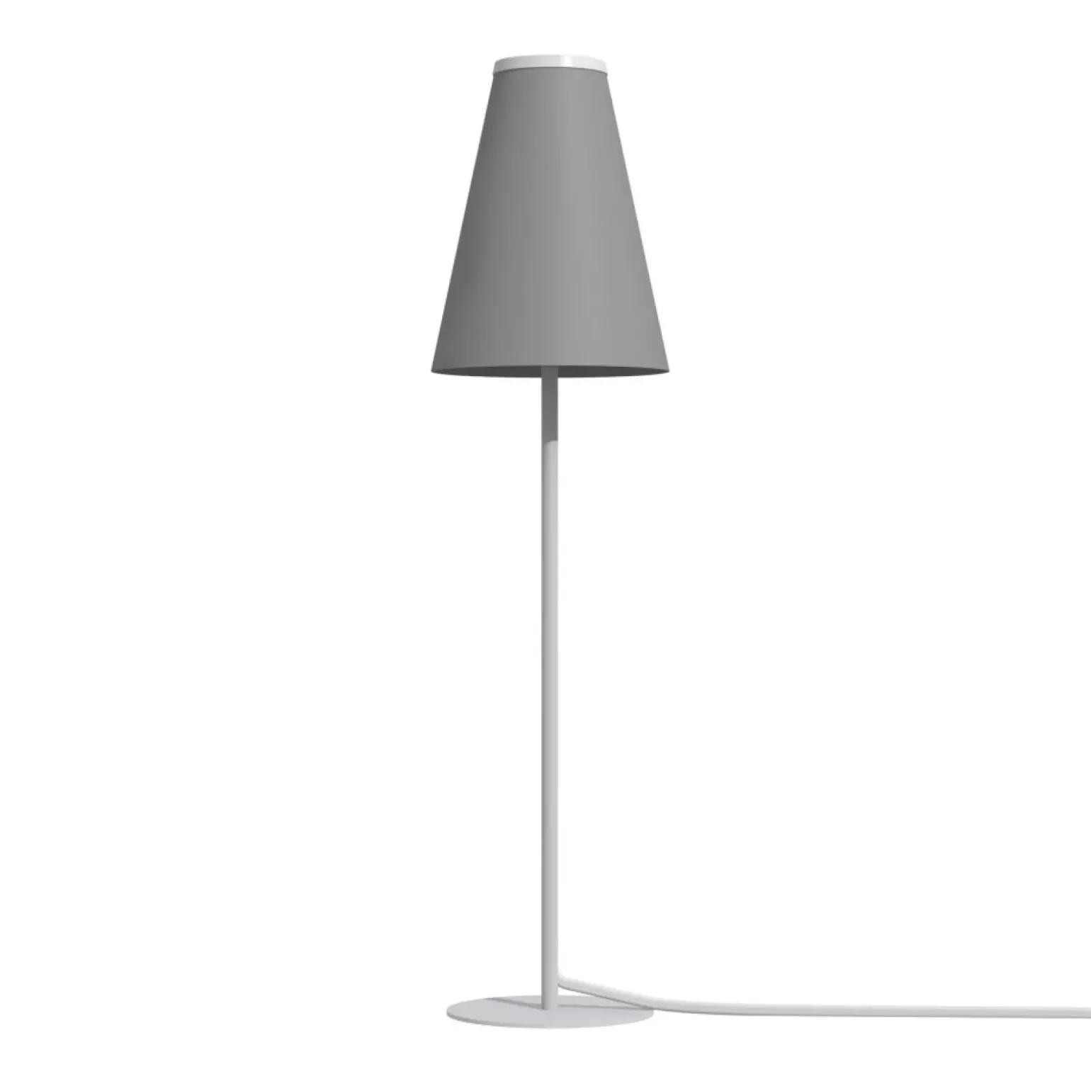 Sklep Kaja Szara lampa stołowa, idealna do gabinetu 7760 | Kaja Oświetlenie