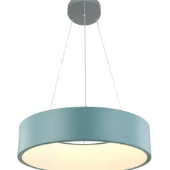 Hot Szara, ledowa obręcz wisząca LP-622/1P GREY MALAGA | Kaja Oświetlenie Żyrandole Nowoczesne