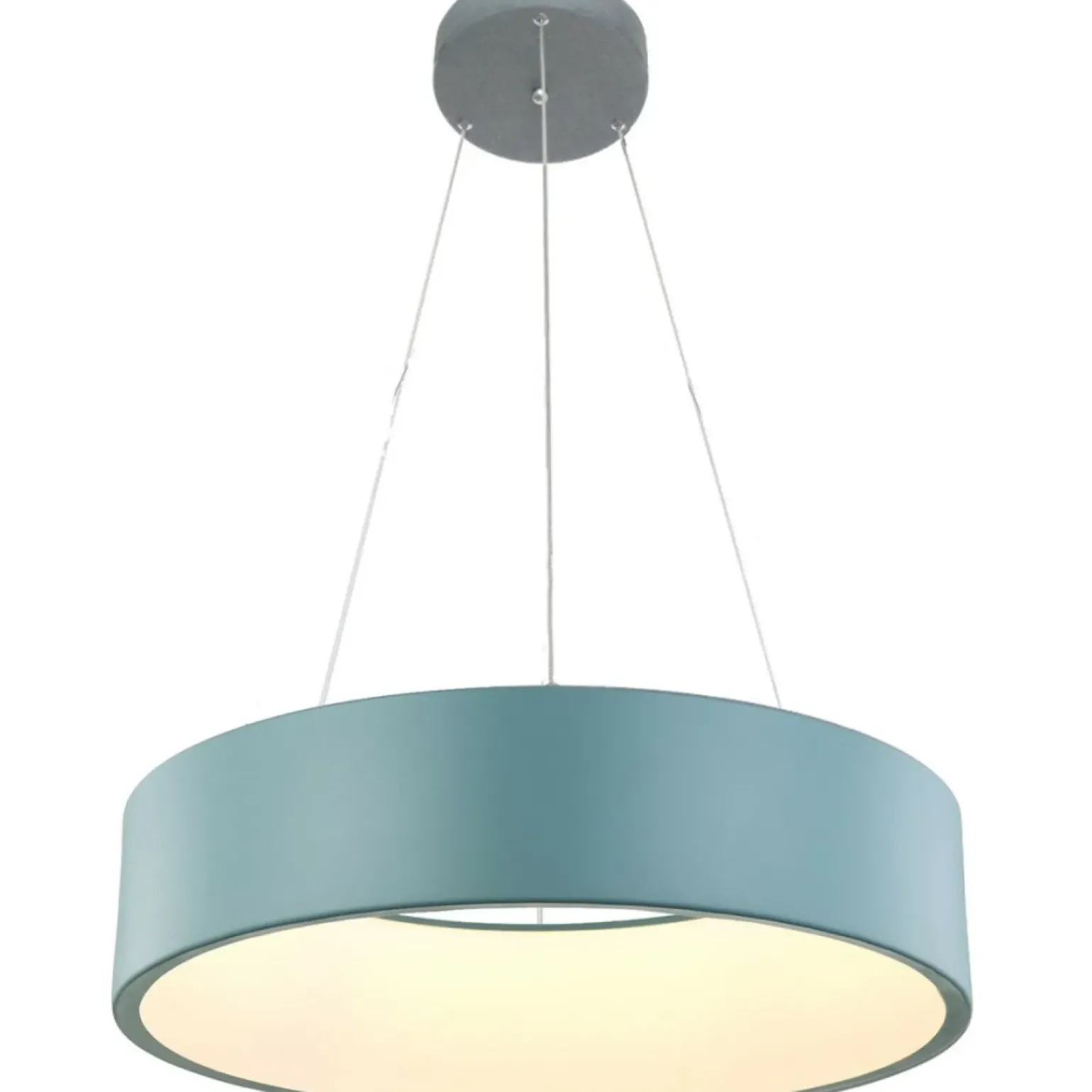 Hot Szara, ledowa obręcz wisząca LP-622/1P GREY MALAGA | Kaja Oświetlenie Żyrandole Nowoczesne