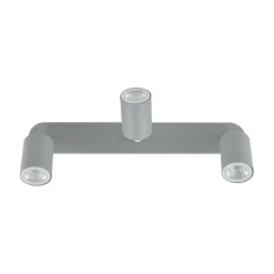 Store Szara listwa sufitowa z 3 reflektorami TK 10242 LIVIA GRAY | Kaja Żyrandole Nowoczesne