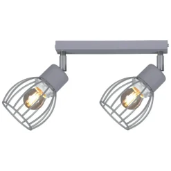 Fashion Szara listwa sufitowa z reflektorami K-4585 MIKA GRAY | Kaja Żyrandole Nowoczesne