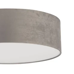 Sklep Kaja Szara, okrągła lampa sufitowa do sypialni ⌀40cm SIG 40650 SOFT | Kaja