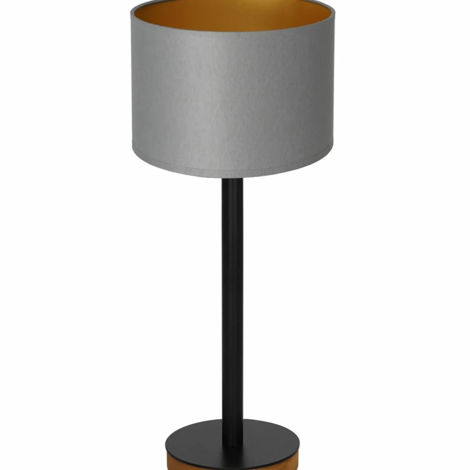 Sklep Kaja Szaro-czarna lampka stołowa, dekoracyjna LX 3836 z serii TABLE LAMPS