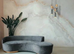 Online Szaro-złota lampa wisząca na GU10 MOD303PL-01CFL3 z serii PALETTE Żyrandole Nowoczesne