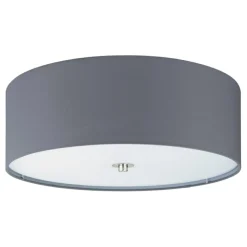 Sale Szary, abażurowy, zabudowany plafon ⌀47,5cm 94921 z serii PASTE Żyrandole Nowoczesne