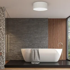 Sklep Kaja Szary plafon, lampa sufitowa, kształt koła MLP7498 z serii LINO | Kaja Oświetlen