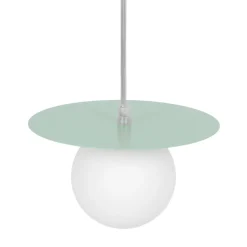 Best Sale Szałwiowa lampa wisząca z białą kulką ⌀10 cm K-5450 z serii ROBIN Żyrandole Nowoczesne