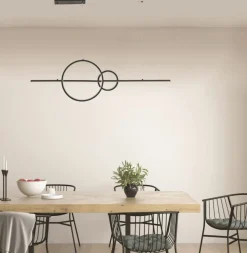 Store Szeroka, ściemnialna lampa wisząca LED nad stół AZ5259 SARA | Kaja Żyrandole Nowoczesne