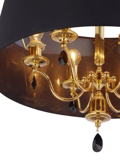 Sklep Kaja Szeroka, czarno-złota lampa wisząca JUP 1796 EGIDA | Kaja Oświetlenie