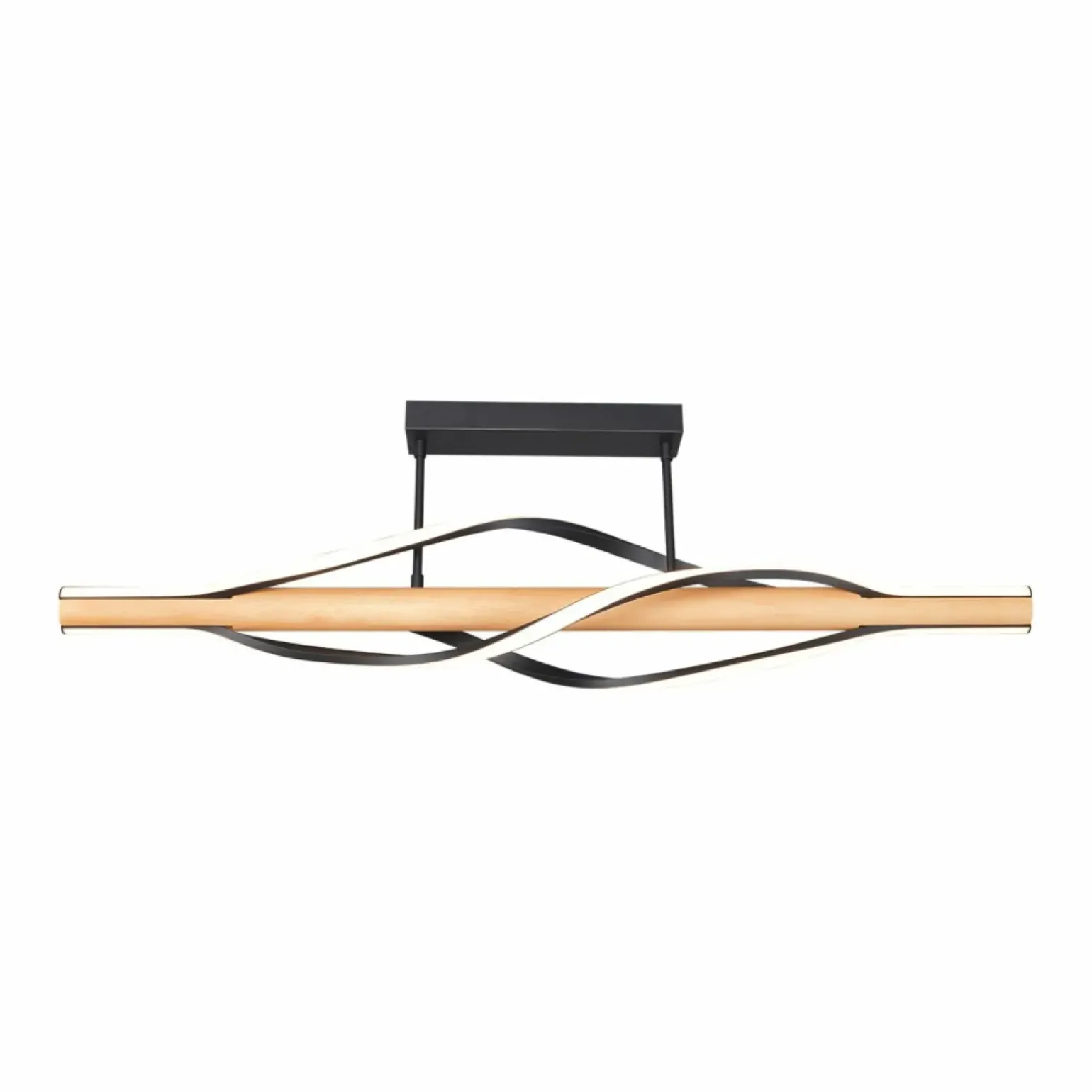 Sklep Kaja Szeroka lampa sufitowa LED do sypialni C230857003 BAEZ | Kaja