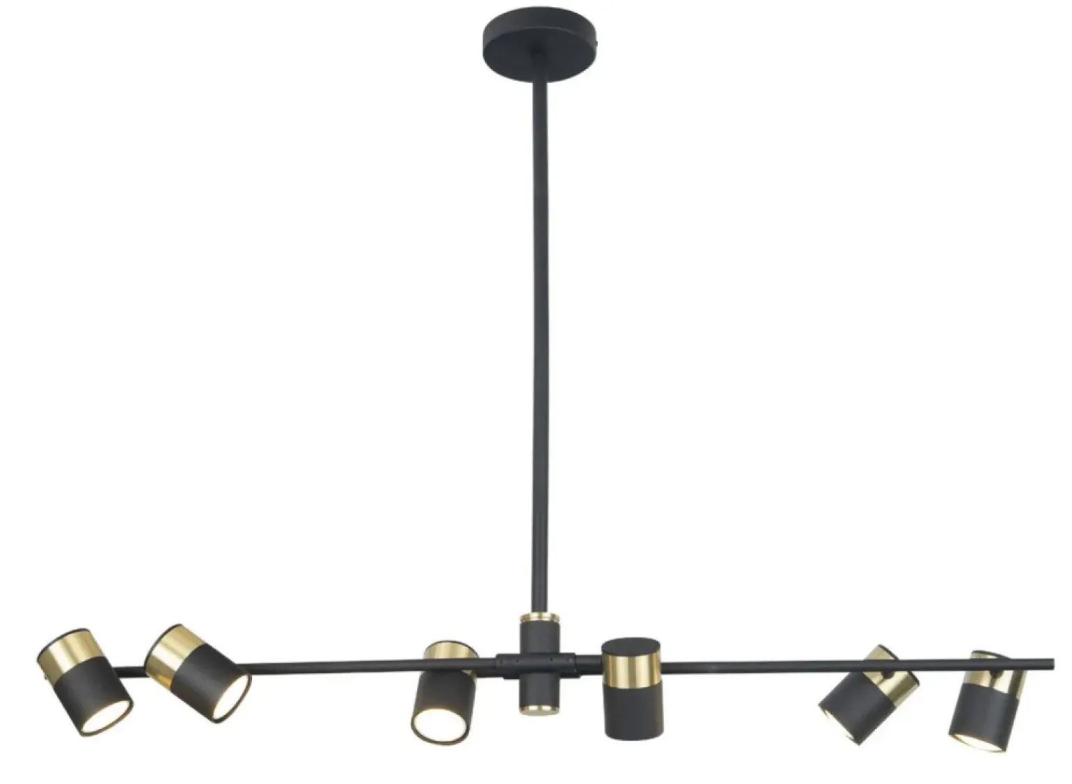 Store Szeroka lampa sufitowa z reflektorami MX P0409 PUMA | Kaja Oświetlenie Żyrandole Nowoczesne