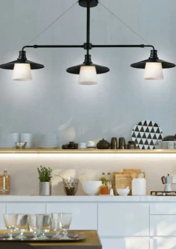 Sklep Kaja Szeroka lampa wisząca do jadalni 33-43115 LOFT | Kaja Oświetlenie