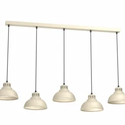 Store Szeroka lampa wisząca nad długi stół w salonie LX 8894 SVEN | Kaja Żyrandole Nowoczesne