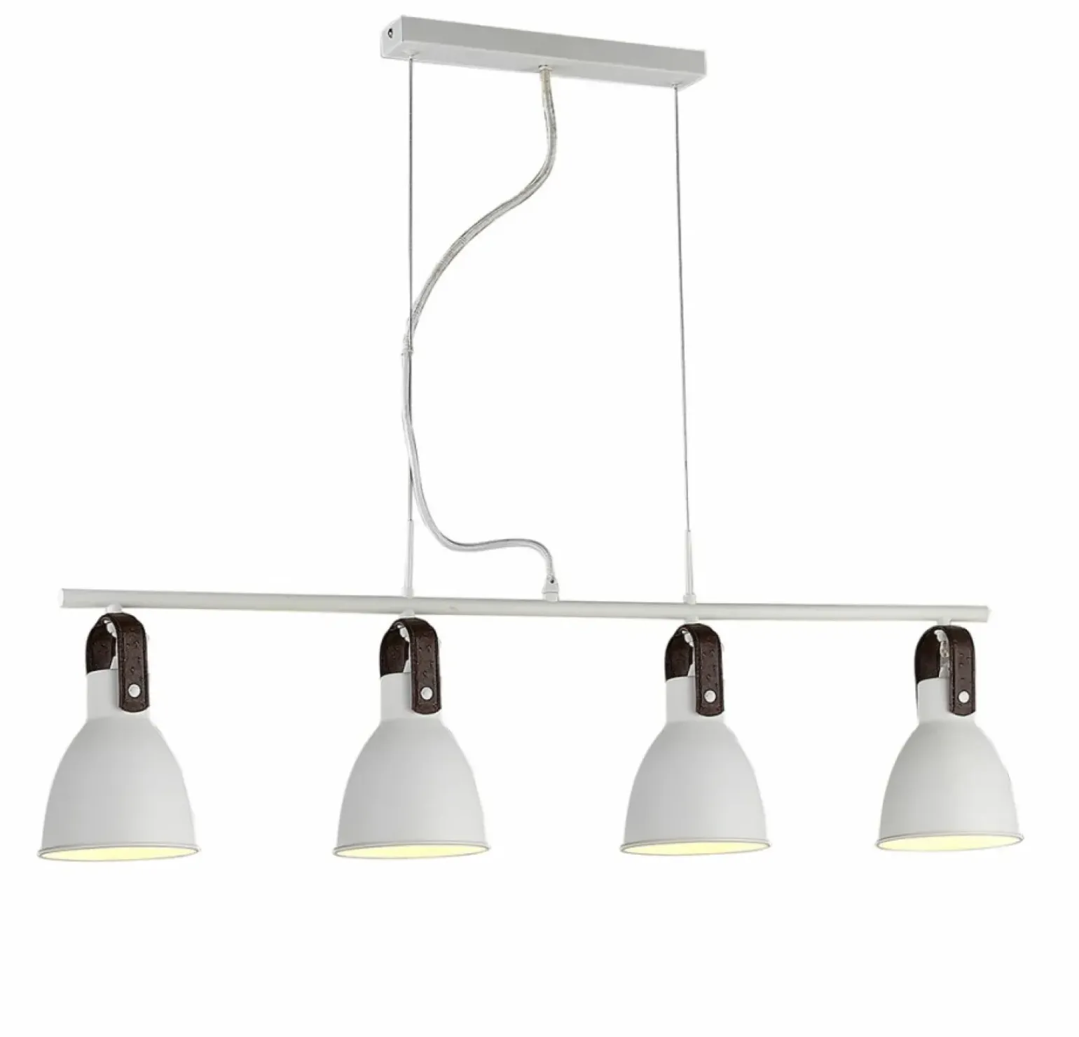 Best Szeroka lampa wisząca w stylu rustykalnym AZ1282 TESSIO | Kaja Żyrandole Nowoczesne