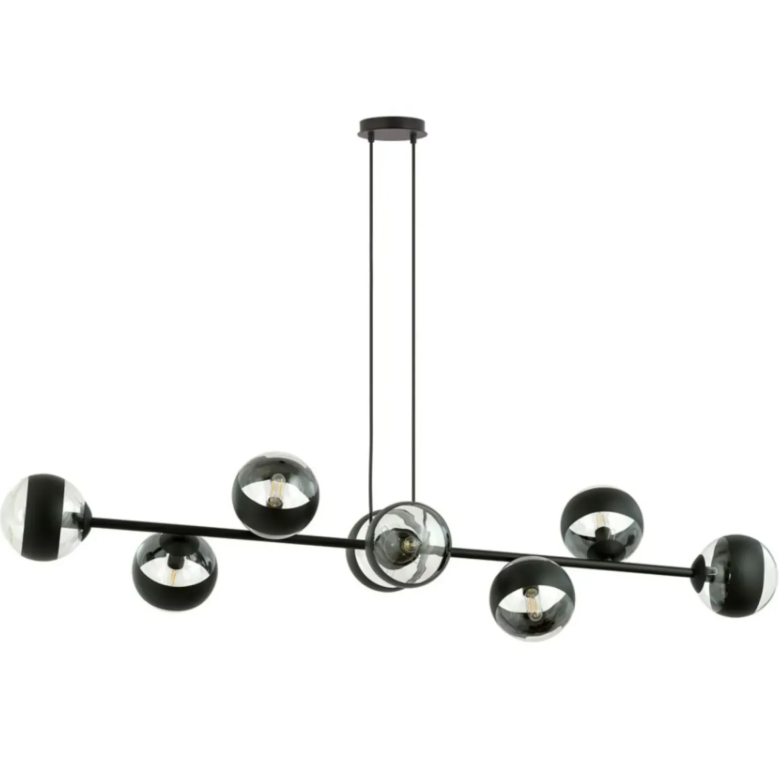 Cheap Szeroka lampa wisząca z małymi kloszami 1229/8 ROSSI | Kaja Żyrandole Nowoczesne