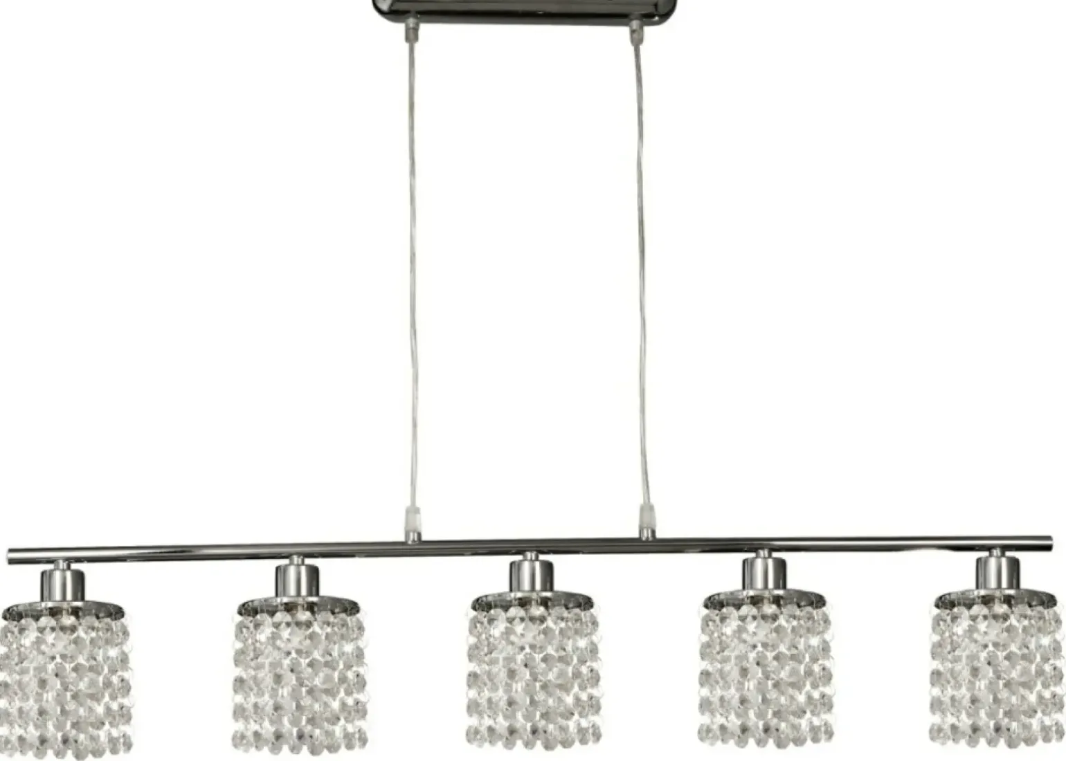 Sklep Kaja Szeroka lampa z wiszącymi kryształkami 35-28115 ROYAL | Kaja