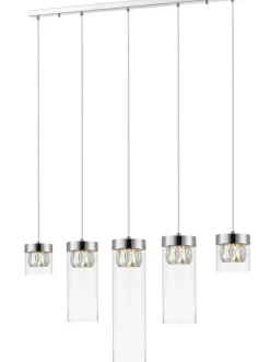 Flash Sale Szeroka listwa sufitowa nad wyspę P0389-05E-B5AC GEM | Kaja Żyrandole Nowoczesne