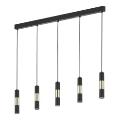 Cheap Szeroka listwa ze smukłymi tubami na zwisach TK 4758 z serii VIVIEN Żyrandole Nowoczesne