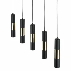 Cheap Szeroka listwa ze smukłymi tubami na zwisach TK 4758 z serii VIVIEN Żyrandole Nowoczesne