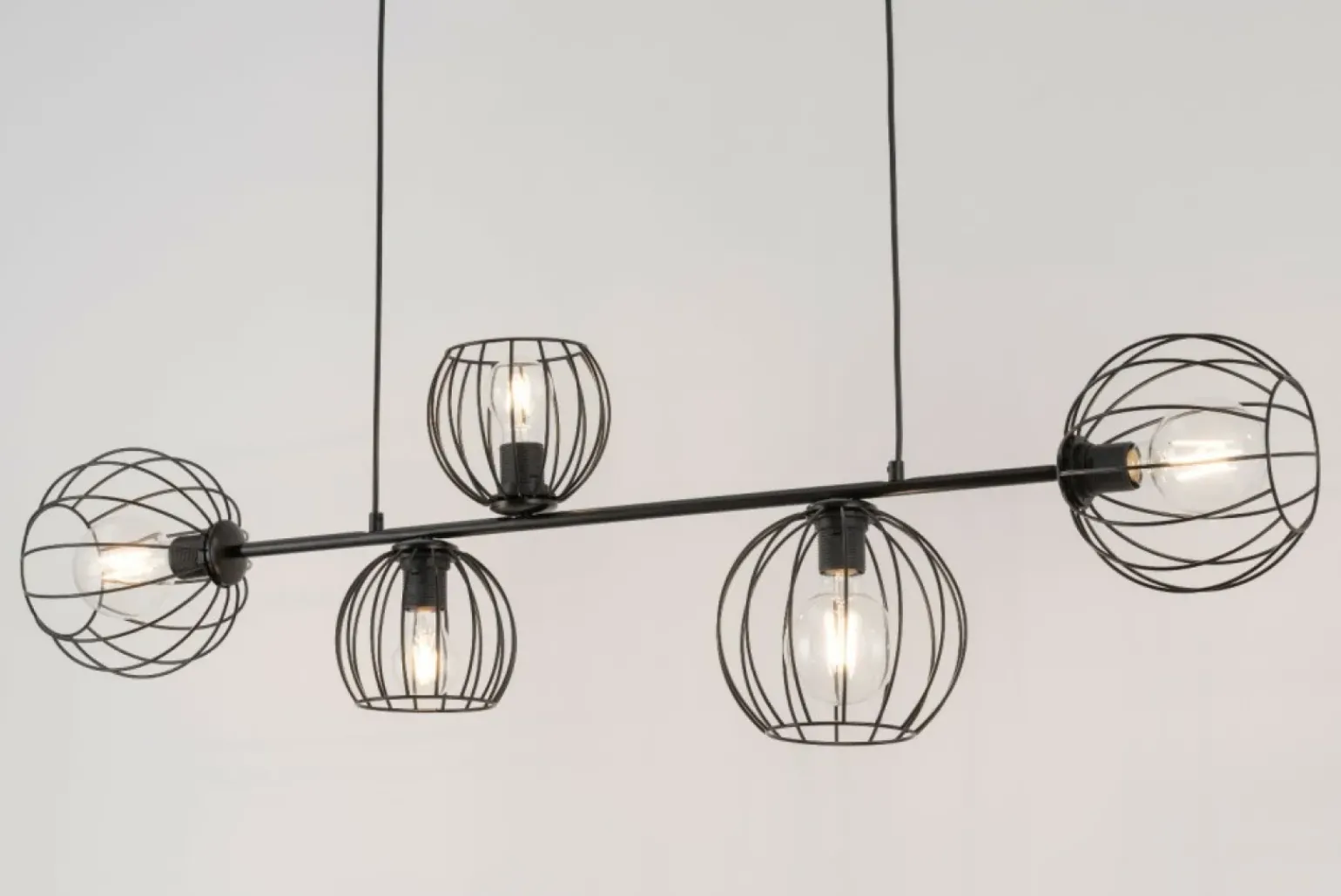 Best Szeroka, minimalistyczna lampa wisząca na listwie SIG 32372 - MADAM Żyrandole Nowoczesne