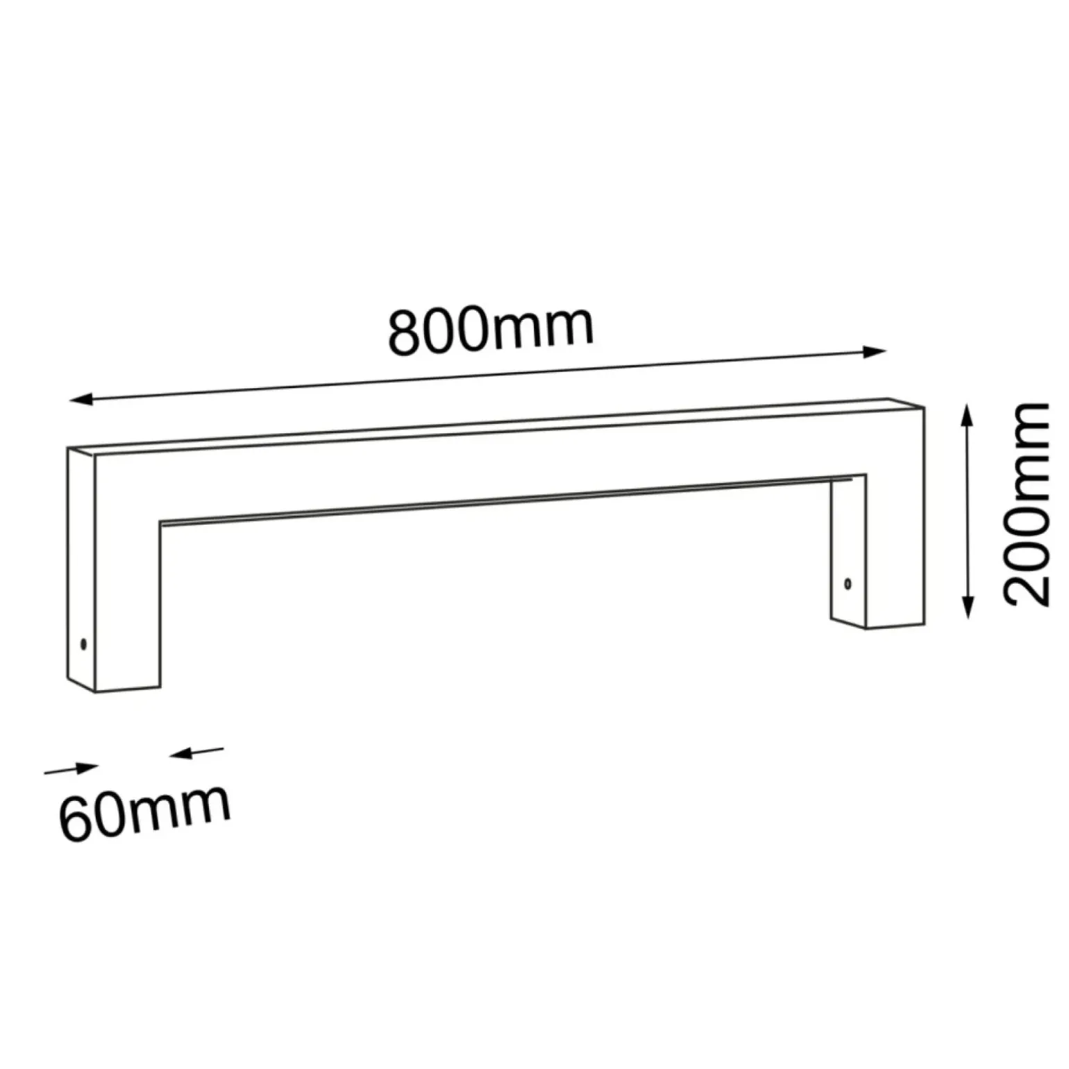 Sklep Kaja Szeroka, niska lampa ogrodowa 20cm 4000K ANT 9939 TAKETA | Kaja