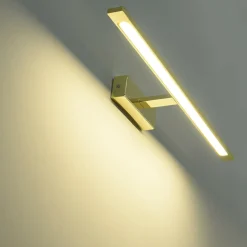 Sklep Kaja Szeroka, złota lampa ścienna LED GS-LWB-20W/3 GOLD ISLA | Kaja