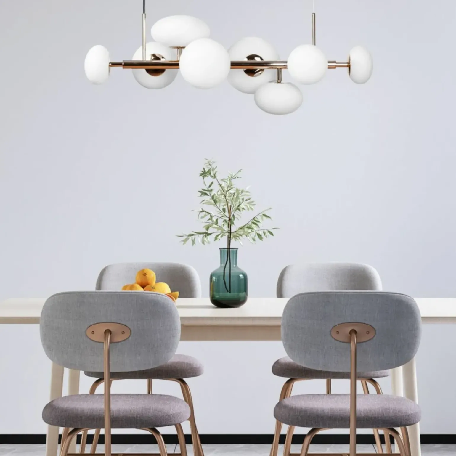 Cheap Szeroka, złota lampa wisząca do stylowej jadalni ZM 1193 OMI | Kaja Żyrandole Nowoczesne