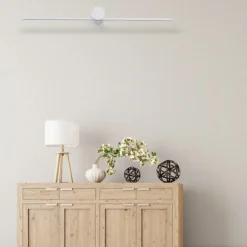 Sklep Kaja Szeroki, biały kinkiet nad obraz LP-777/1W L WH z serii MODERN SLIM