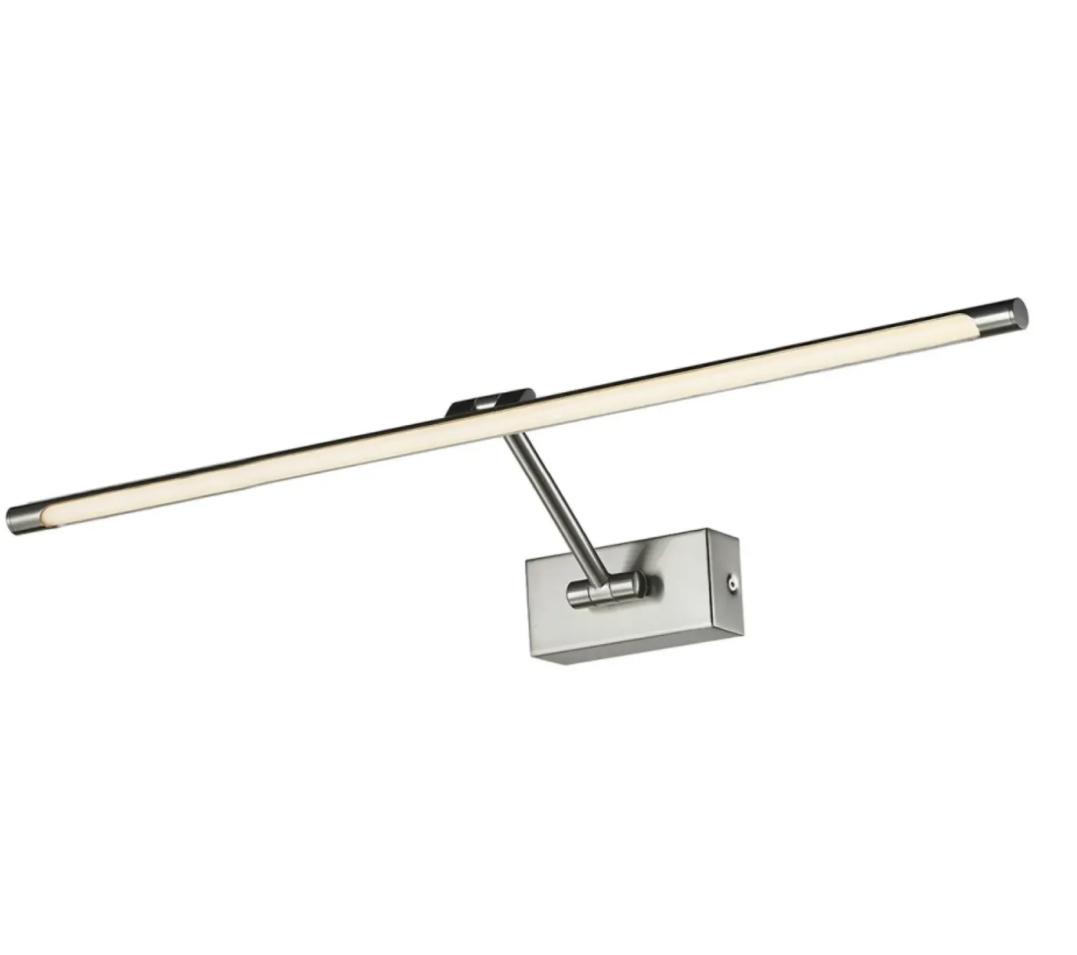 Sklep Kaja Szeroki kinkiet obrazowy LED 90cm AZ2661 DAVINCI SANDY NICKEL | Kaja