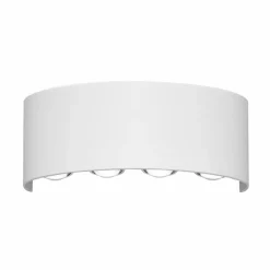 Sklep Kaja Szeroki kinkiet zewnętrzny LED 3000K OWL-6650-4-WH-3K ORTELO | Kaja