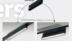 Sklep Kaja Szeroki, ruchomy adapter do szyn AZ5311 GAMMA MAGNETIC 48V | Kaja