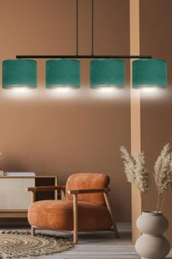 Online Szeroki żyrandol do oświetlenia stołu w salonie 1051/4 HILDE | Kaja Żyrandole Nowoczesne