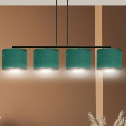 Online Szeroki żyrandol do oświetlenia stołu w salonie 1051/4 HILDE | Kaja Żyrandole Nowoczesne