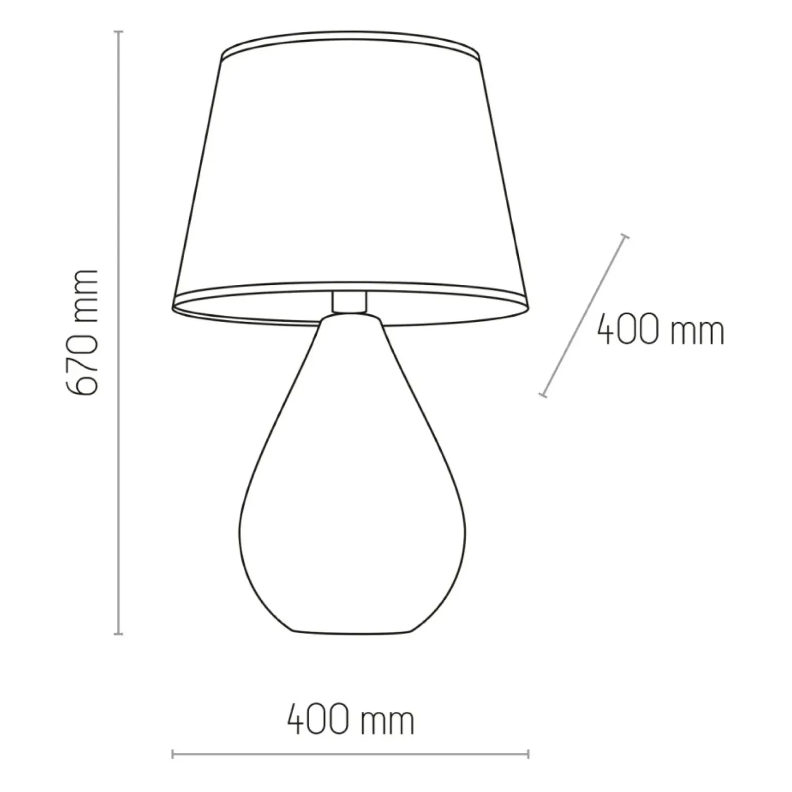 Sklep Kaja Szklana, czarno-złota lampka stołowa TK 5454 LACRIMA | Kaja