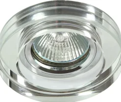 Sklep Kaja Szklana lampa podtynkowa, oczko na jedną żarówkę 2228723 | Kaja Oświetlenie