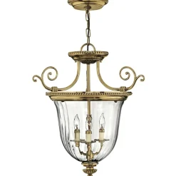 Sklep Kaja Szklana lampa wisząca, pałacowa HK-CAMBRIDGE-P-S z serii CAMBRIDGE